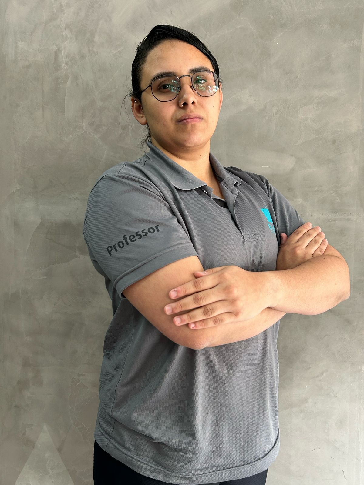 Lohanne, professora avaliadora da unidade da Uruguai